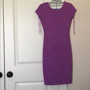 Purple mini dress